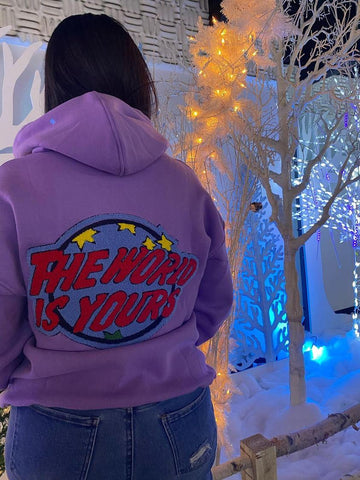 Purple Passion Mentality Matters Hoodie - Black Mentality Clothing