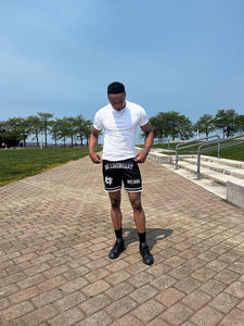 BMC Black "Be Legendary" Mesh Shorts - Black Mentality Clothing
