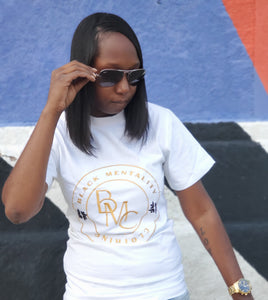 BMC Above Average White Tee - Black Mentality Clothing