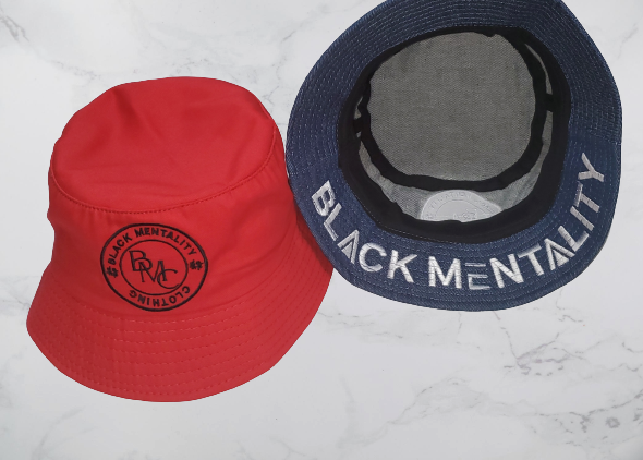 BMC Red Bucket Hat - Black Mentality Clothing