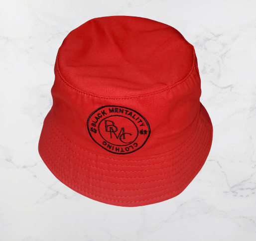 BMC Red Bucket Hat - Black Mentality Clothing