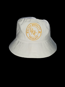 BMC White Bucket Hat - Black Mentality Clothing