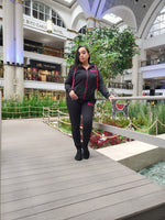 Load image into Gallery viewer, The BMC Black &amp; Pink Women&#39;s Jogging Suit - Black Mentality Clothing
