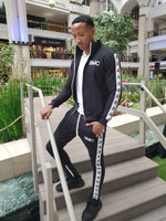 Load image into Gallery viewer, Noir Rebel Fleece Tracksuit - Black Mentality Clothing
